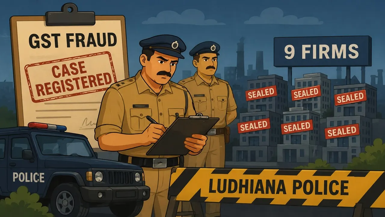 GST Fraud Crackdown: Ludhiana Police Register Cases Against 9 Firms