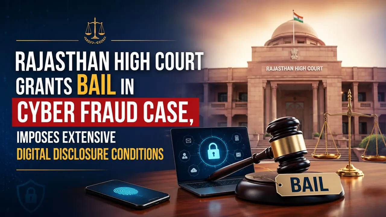 High Court Grants Bail in Cyber Fraud Case, Imposes Extensive Digital Disclosure Conditions