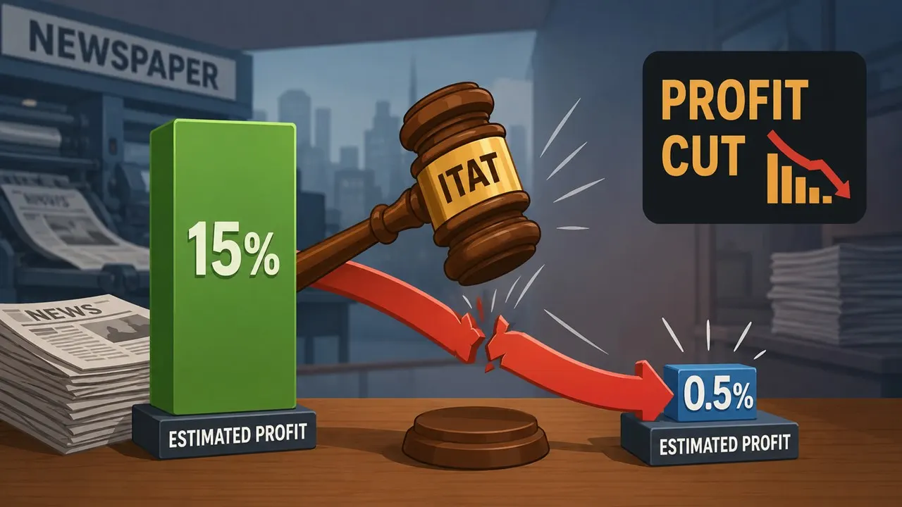 ITAT Cuts Estimated Profit from 15% to 0.5% in Newspaper Publishing Business