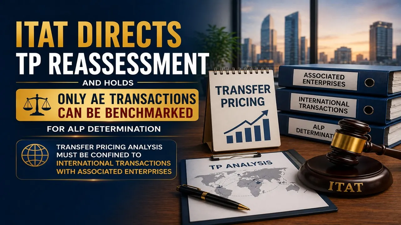 ITAT Directs TP Reassessment And Holds Only AE Transactions Can Be Benchmarked for ALP Determination