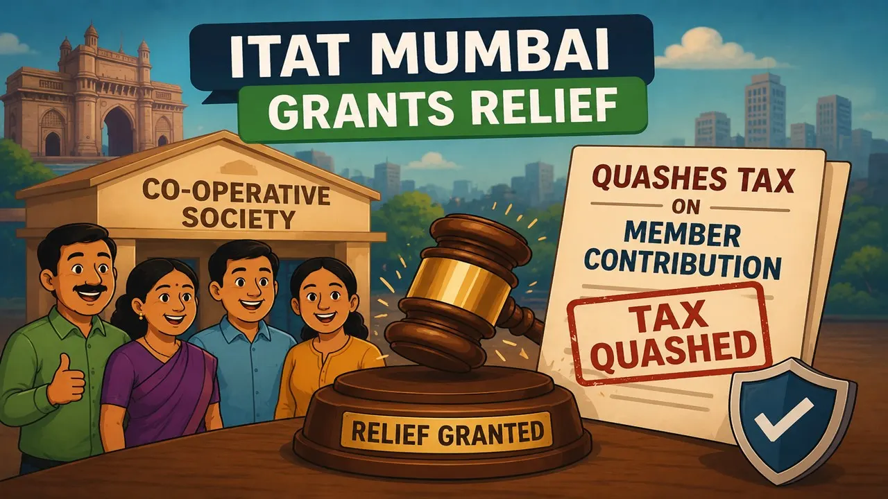 ITAT Rules Maintenance Charges and Property Tax Recoveries Collected from Members Are Not Taxable