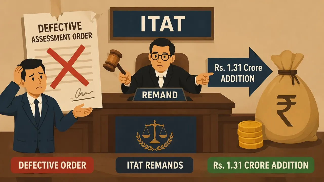 ITAT Remands Rs.1.31 Crore Income Tax Addition Over Cryptic, Incoherent and Non-Speaking Assessment Order