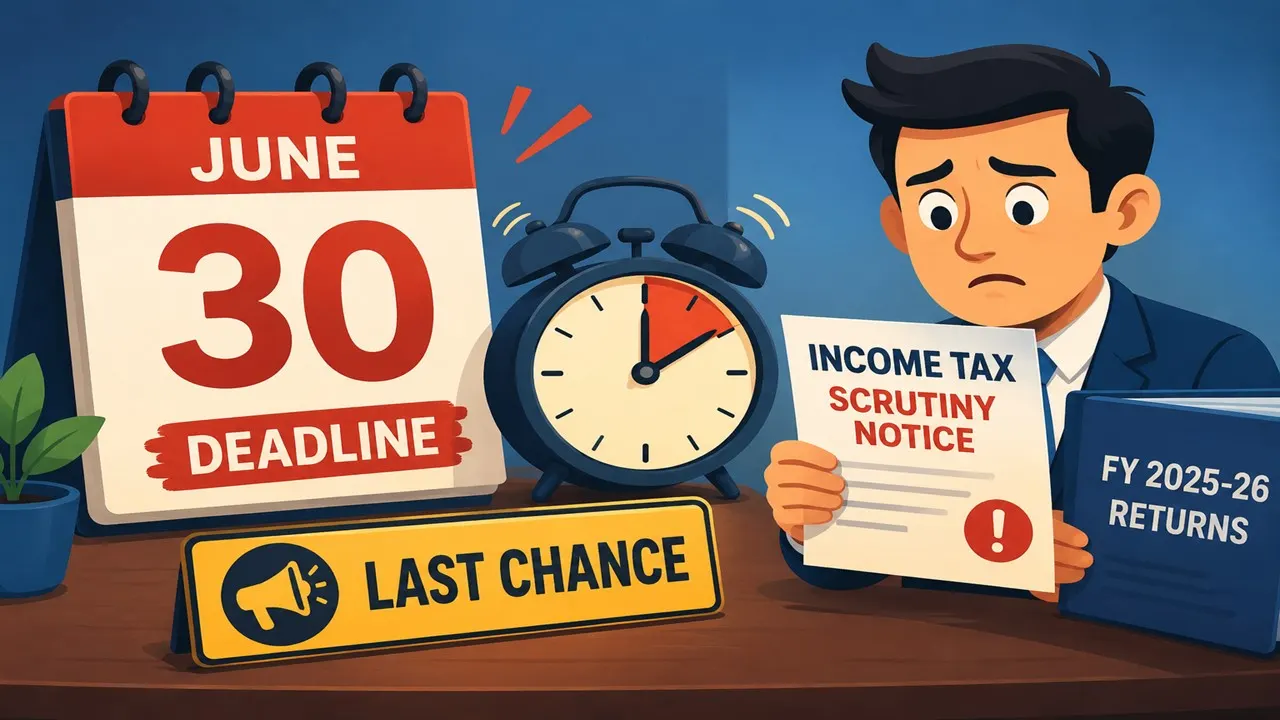 June 30 Deadline: Last Chance for Income Tax Scrutiny Notices on FY 2025-26 Returns