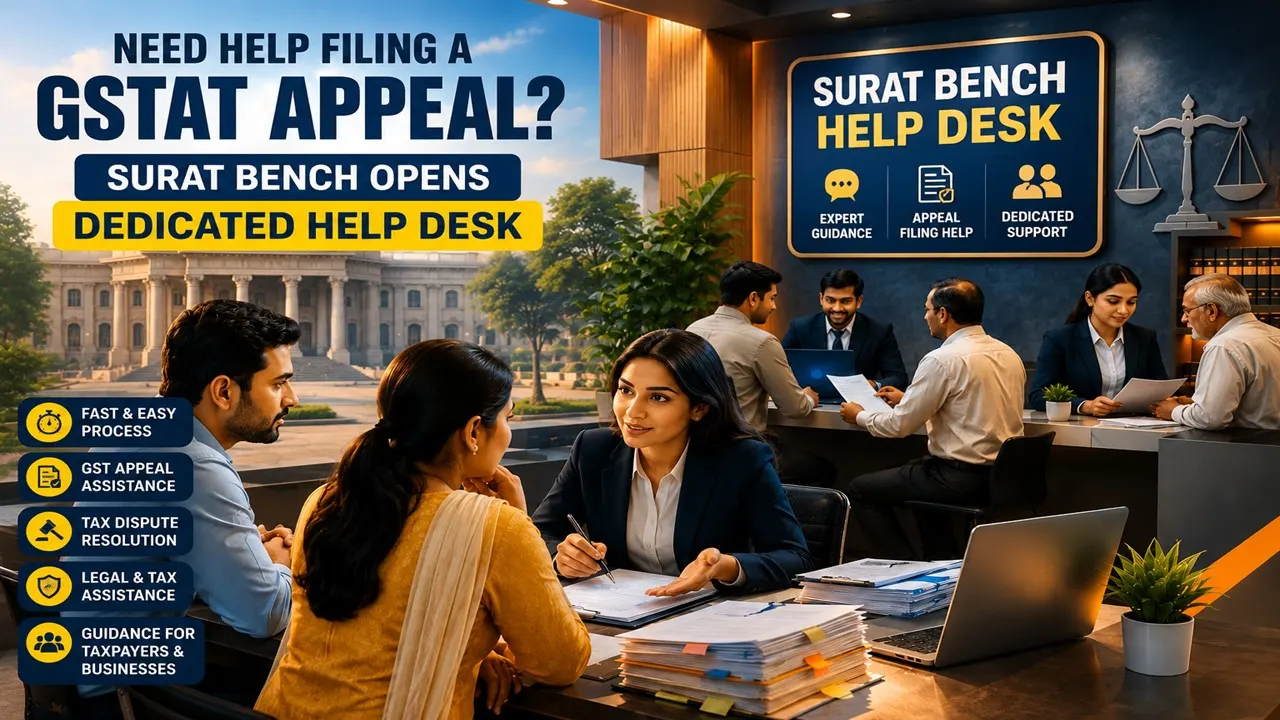 Need Help Filing a GSTAT Appeal? Surat Bench Opens Dedicated Help Desk