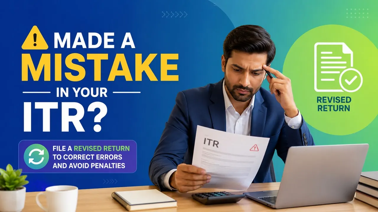 Made a Mistake in Your ITR? File a Revised Return to Correct Errors and Avoid Penalties