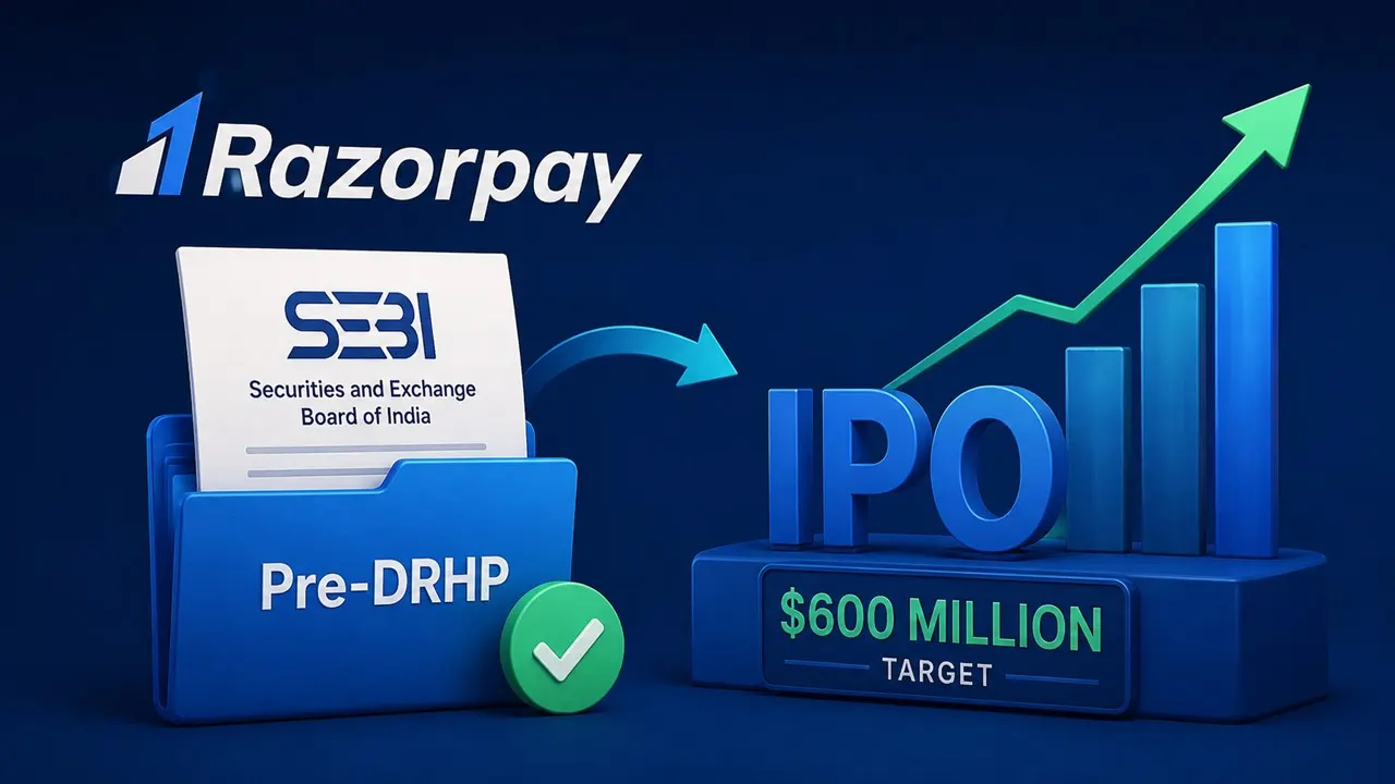 Razorpay Files Pre-DRHP with SEBI, Targets $600 Million IPO
