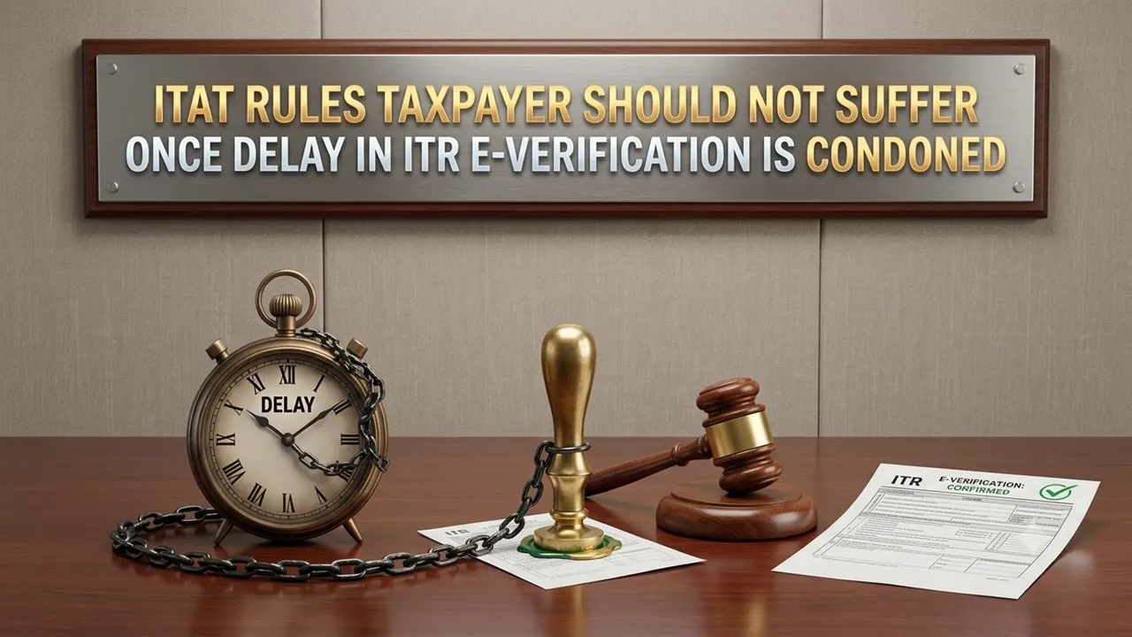 ITAT Rules Taxpayer Should Not Suffer Once Delay in ITR E-Verification is Condoned