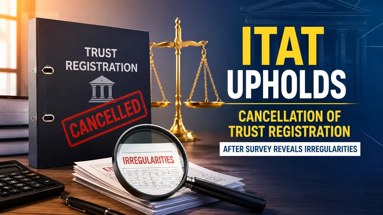 ITAT Upholds Cancellation of Trust Registration After Survey Reveals Irregularities