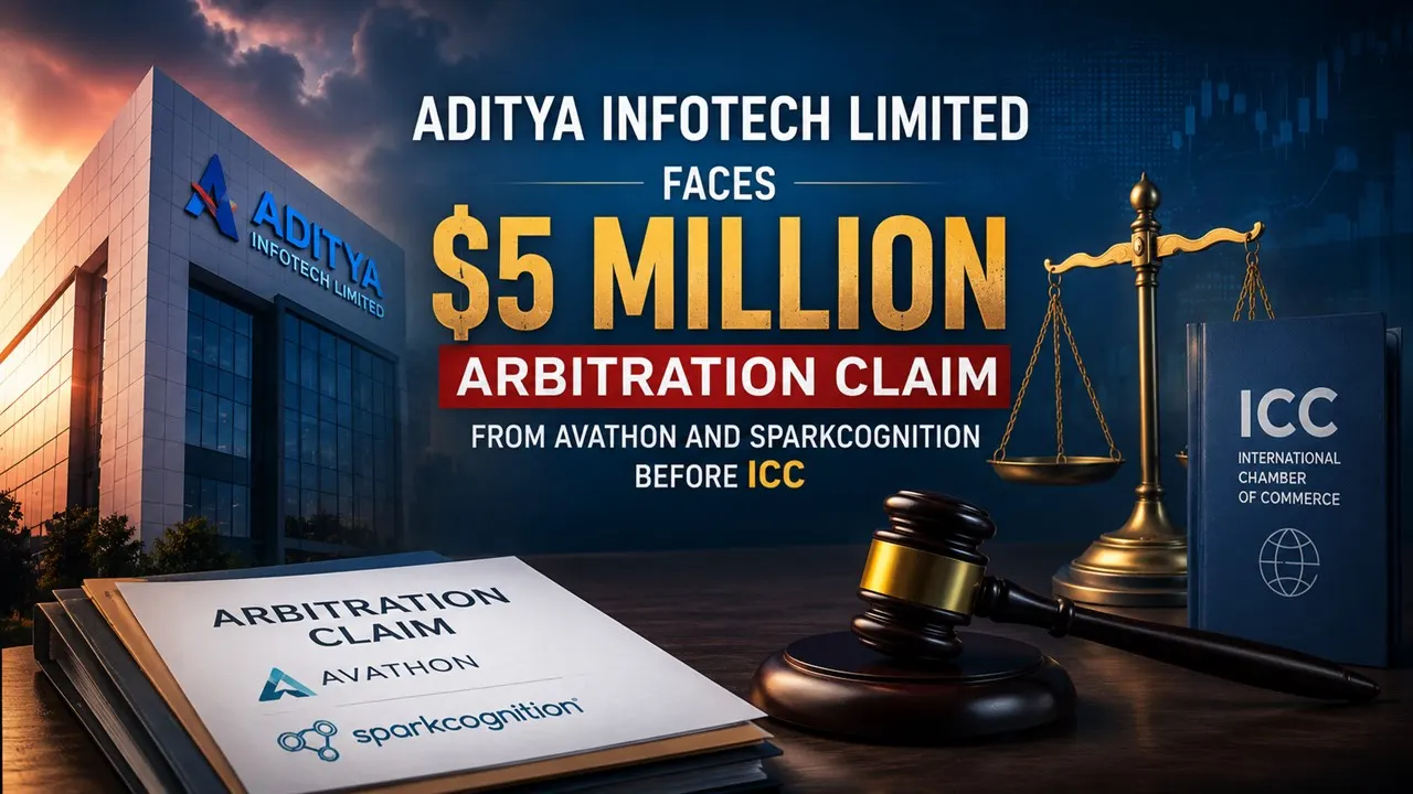Aditya Infotech Limited Faces $5 Million Arbitration Claim from Avathon and SparkCognition Before ICC