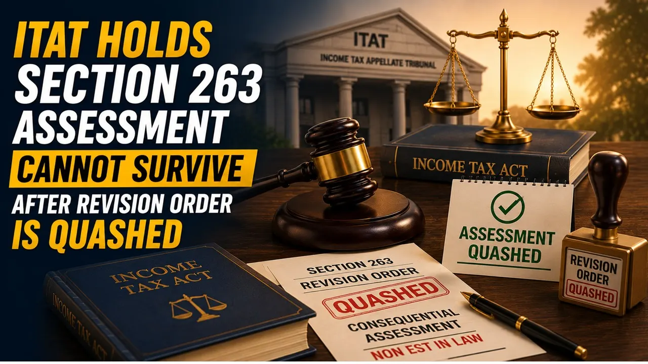 ITAT Holds Section 263 Assessment Cannot Survive After Revision Order Is Quashed