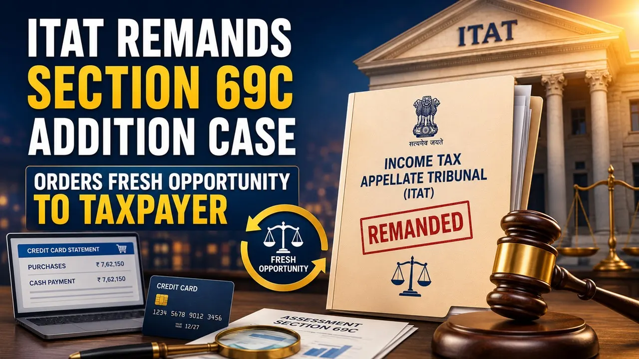 ITAT Remands Section 69C Addition Case, Orders Fresh Opportunity to Taxpayer