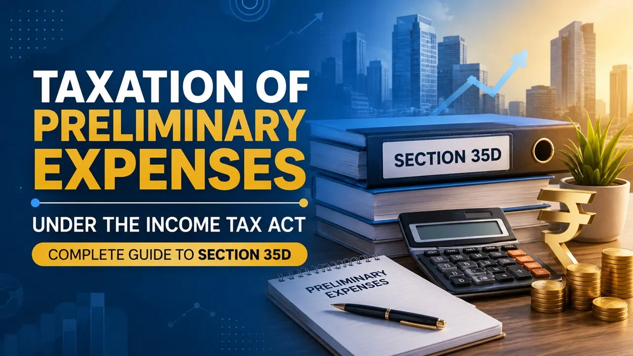 Taxation of Preliminary Expenses Under the Income Tax Act: Complete Guide to Section 35D