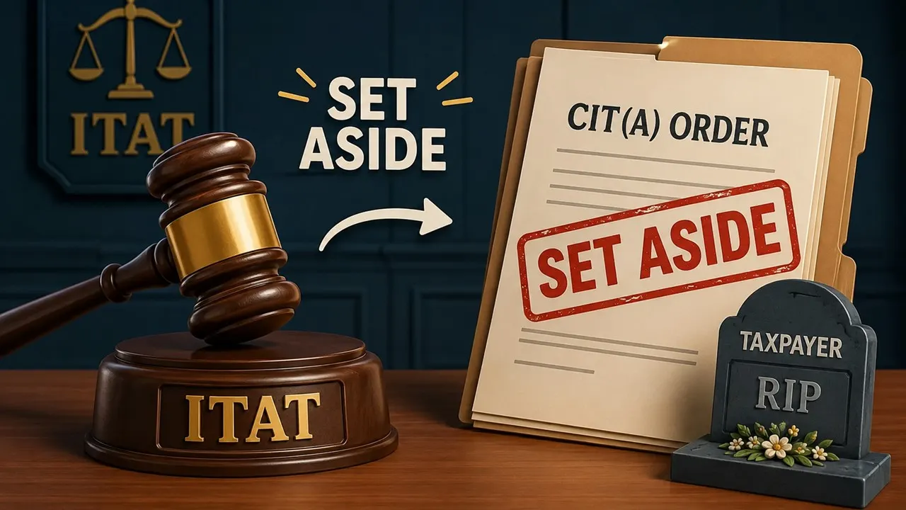 ITAT Sets Aside CIT(A) Order Passed After Taxpayer's Death