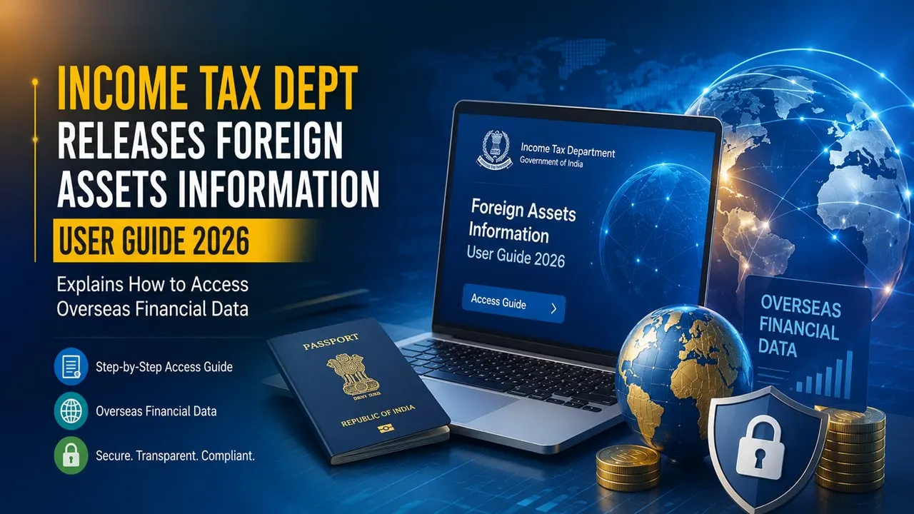 Income Tax Dept Releases Foreign Assets Information User Guide 2026, Explains How to Access Overseas Financial Data