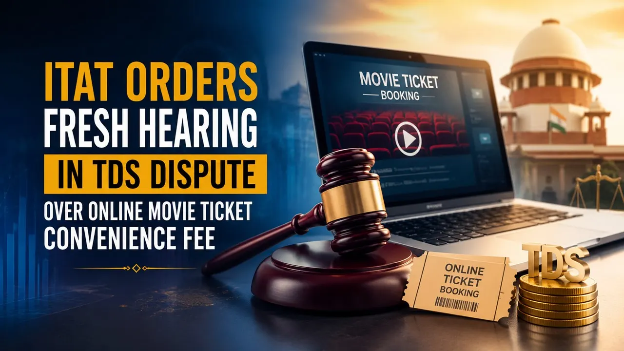 ITAT Orders Fresh Hearing in TDS Dispute Over Online Movie Ticket Convenience Fee