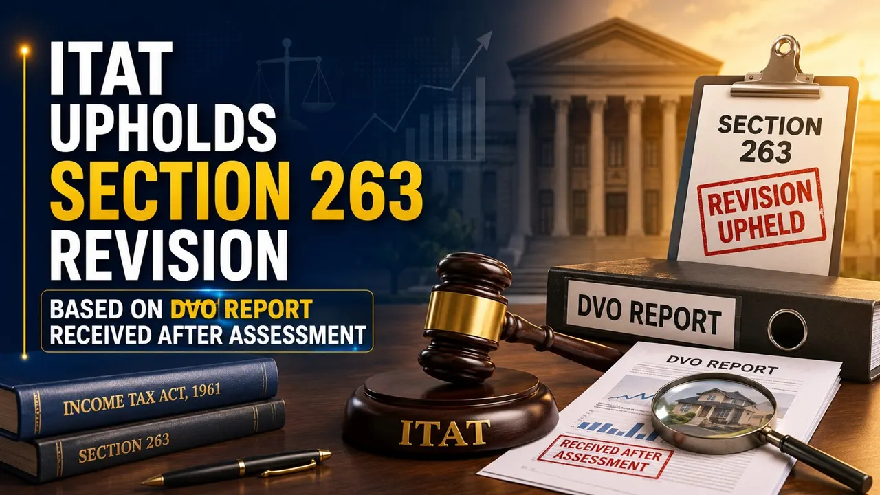 ITAT Upholds Section 263 Revision Based on DVO Report Received After Assessment