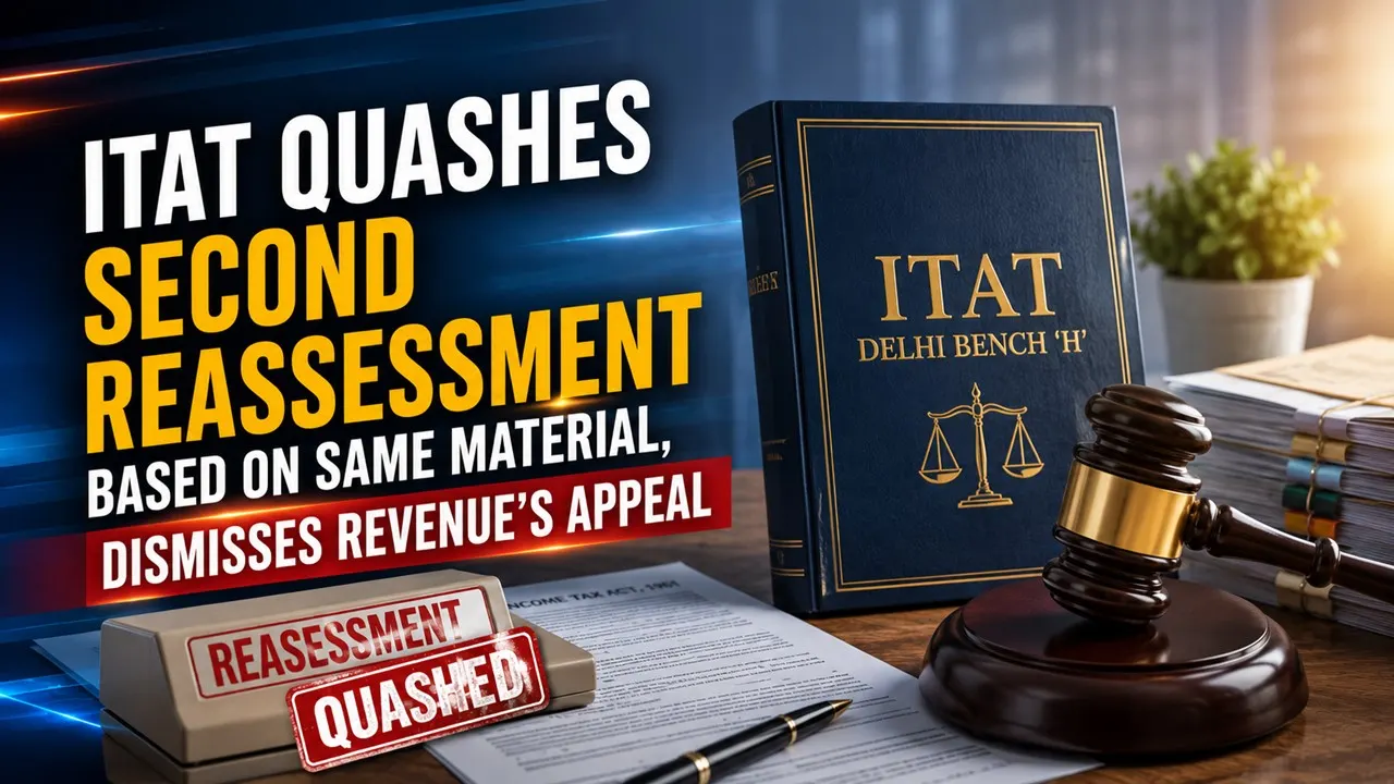 ITAT Quashes Second Reassessment Based on Same Material, Dismisses Revenue's Appeal