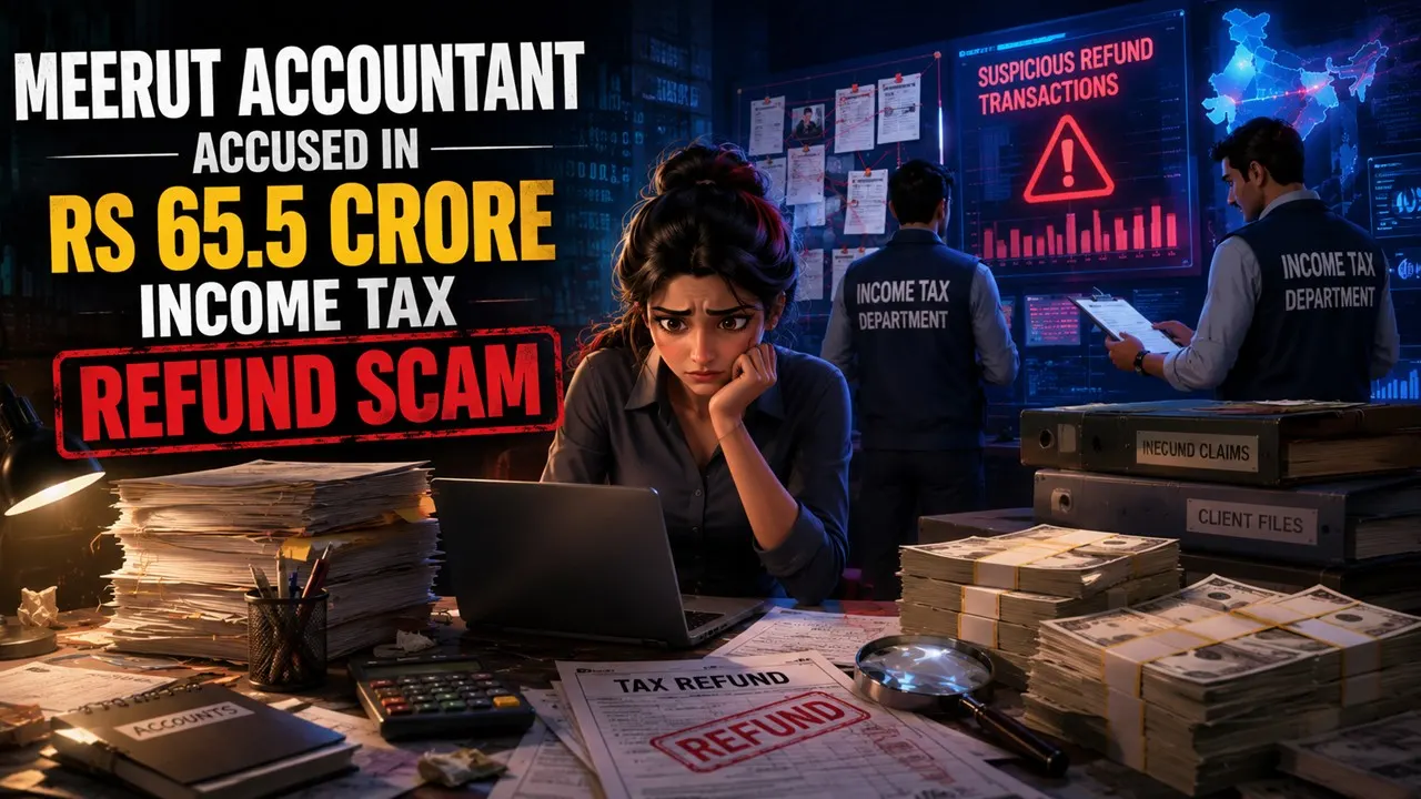 Meerut Accountant Accused in Rs 65.5 Crore Income Tax Refund Scam