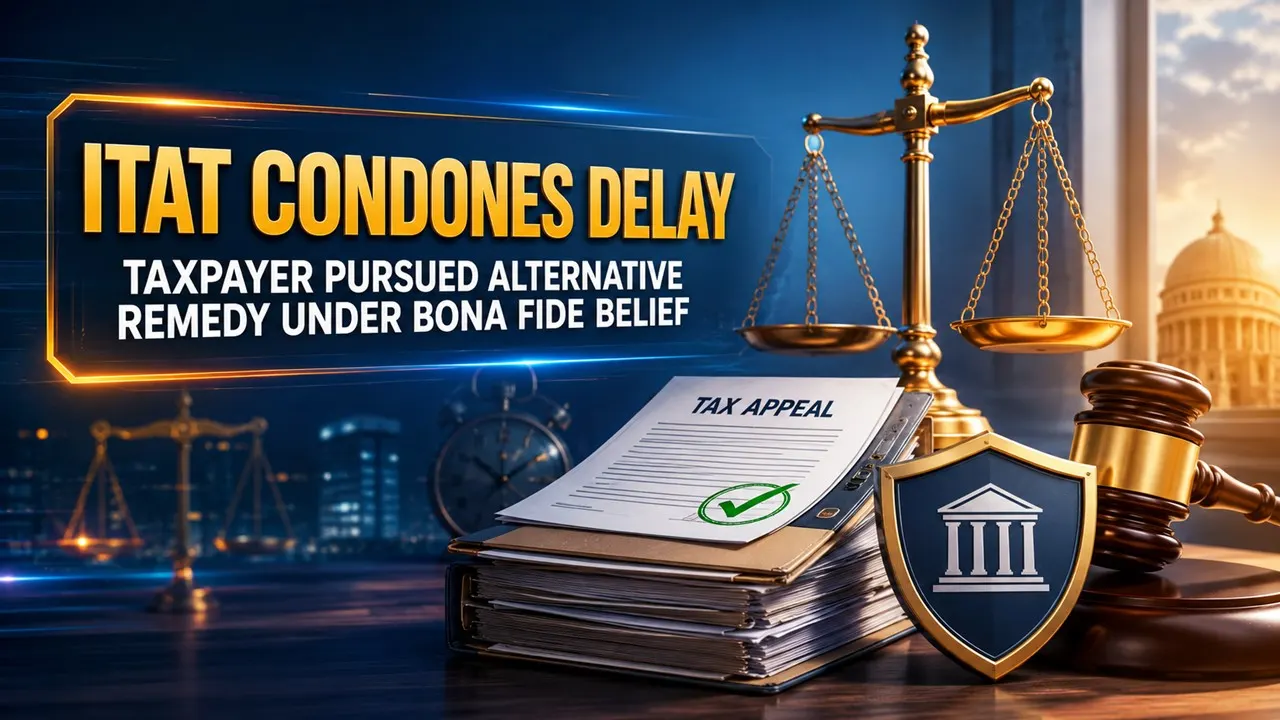 ITAT Condones Delay as Taxpayer Pursued Alternative Remedy Under Bona Fide Belief