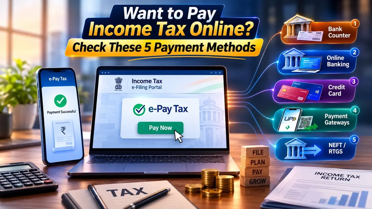 Want to Pay Income Tax Online? Check These 5 Payment Methods