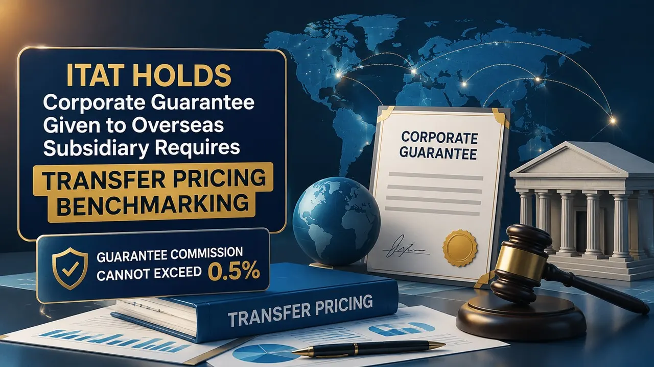 ITAT holds Corporate Guarantee Given to Overseas Subsidiary Requires TP Benchmarking, but Guarantee Commission Cannot Exceed 0.5%