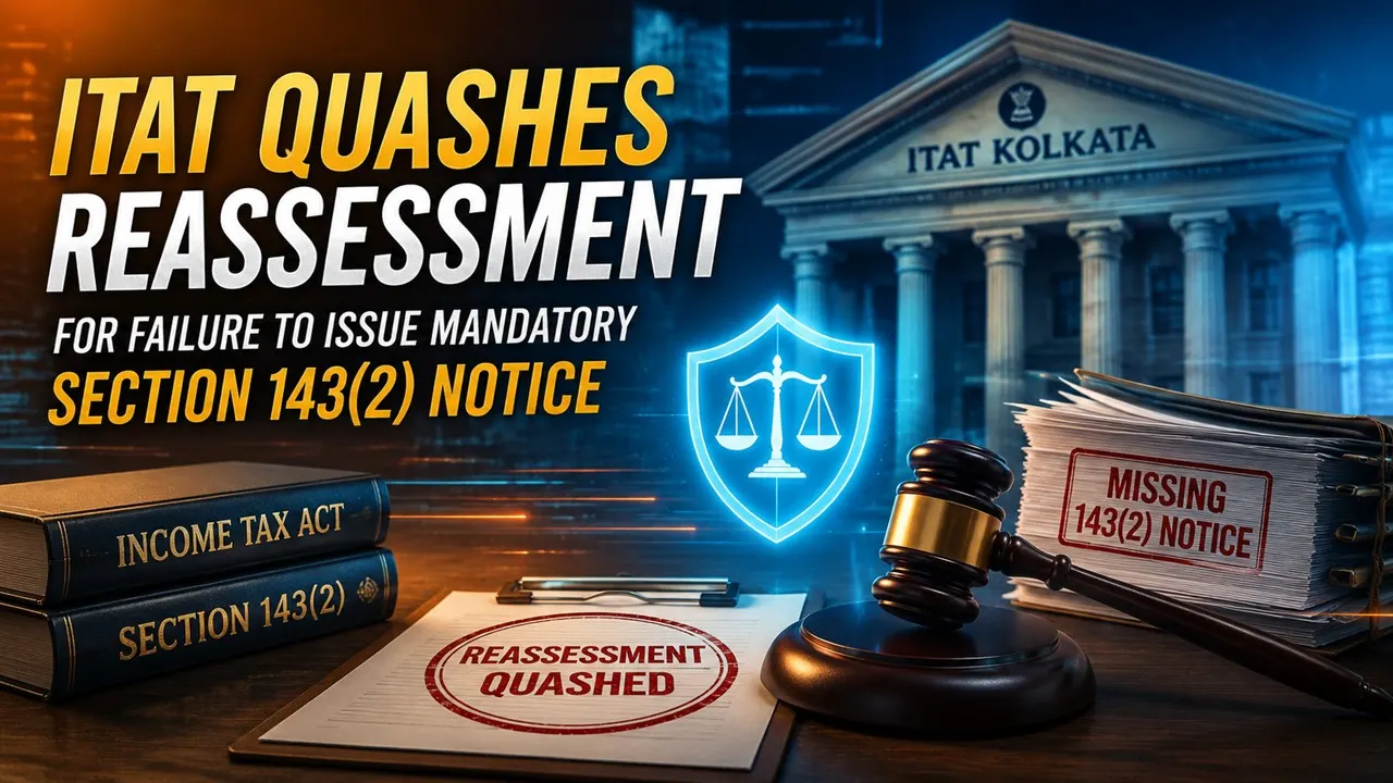 ITAT Quashes Reassessment for Failure to Issue Mandatory Section 143(2) Notice