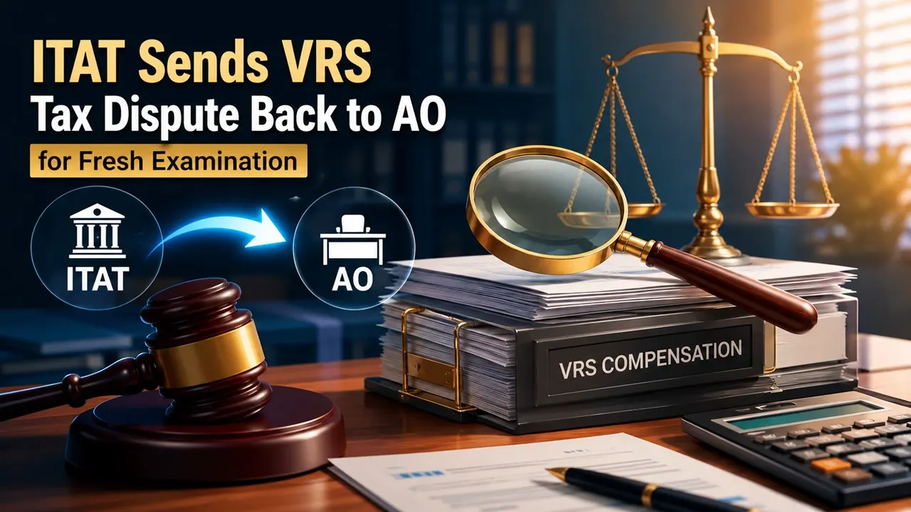 ITAT Sends VRS Tax Dispute Back to AO for Fresh Examination