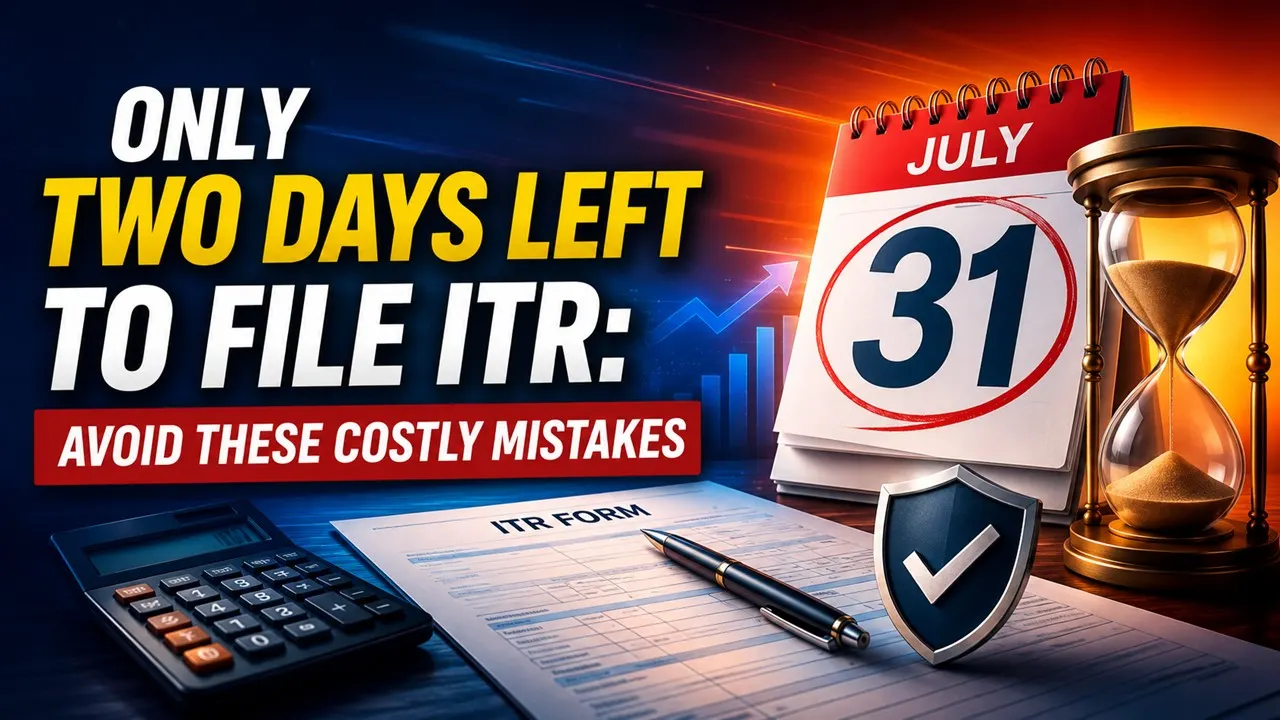Only Two Days Left to File ITR: Avoid These Costly Mistakes