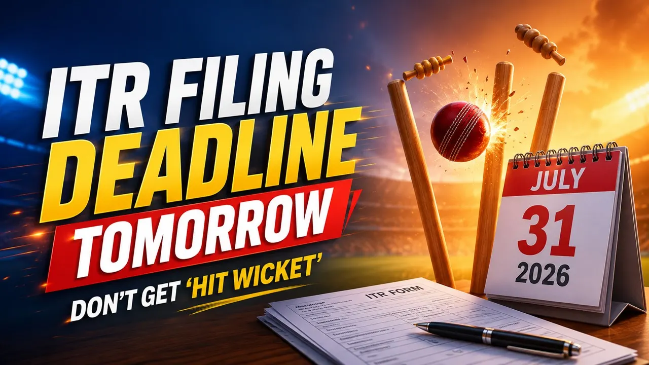 ITR Filing Deadline Tomorrow: Income Tax Department Says Don't Get 'Hit Wicket'