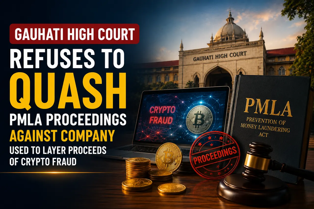 High Court Refuses to Quash PMLA Proceedings Against Company Used to Layer Proceeds of Crypto Fraud