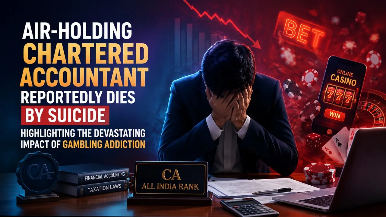 AIR-Holding Chartered Accountant Reportedly Dies by Suicide, Highlighting the Devastating Impact of Gambling Addiction