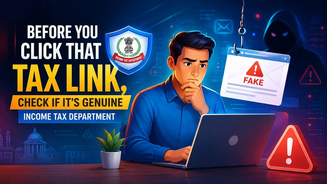 Before You Click That Tax Link, Check If It’s Genuine: Income Tax Department