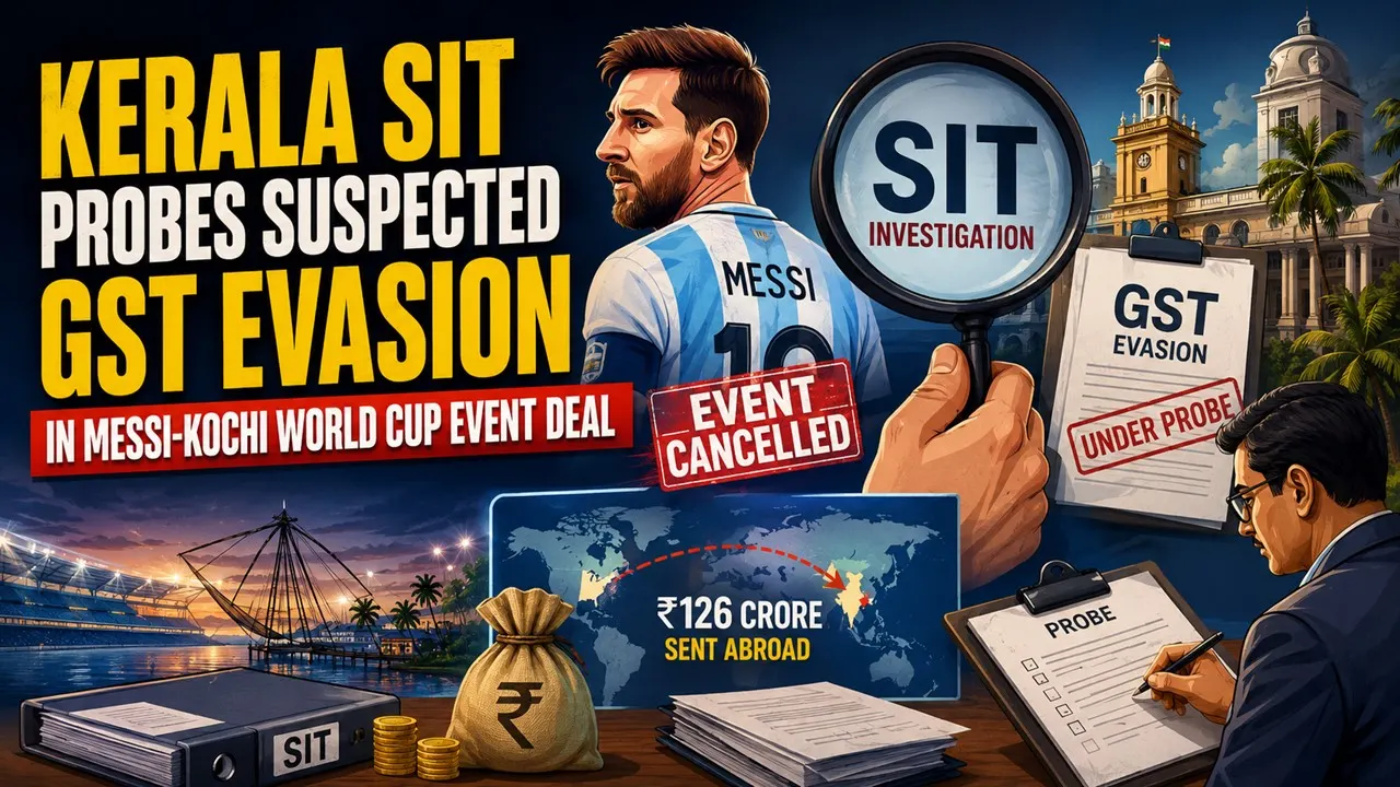 Kerala SIT Probes Suspected GST Evasion in Messi-Kochi World Cup Event Deal