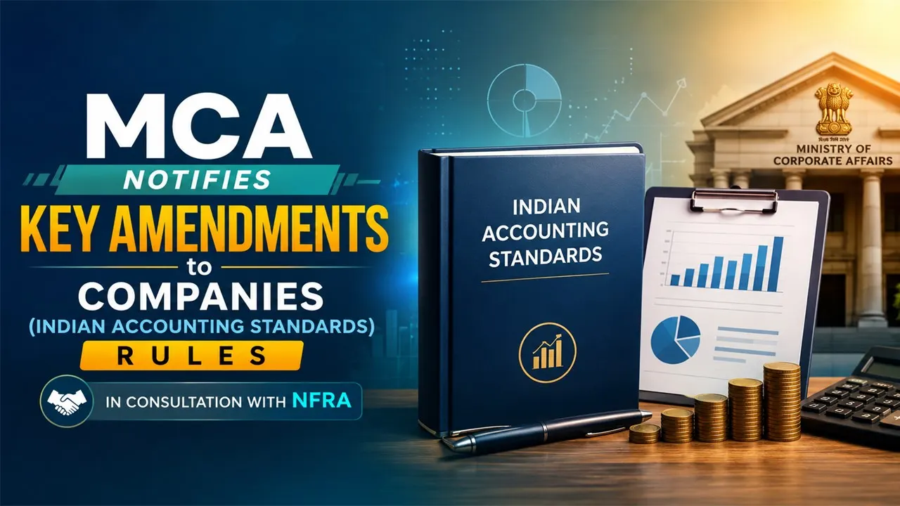 MCA Notifies Key Amendments to Companies (Indian Accounting Standards) Rules in Consultation With NFRA