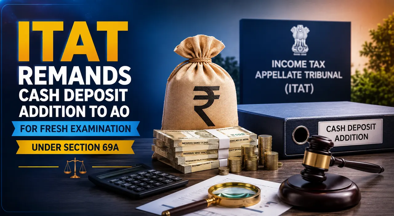 ITAT Remands Cash Deposit Addition to AO for Fresh Examination Under Section 69A