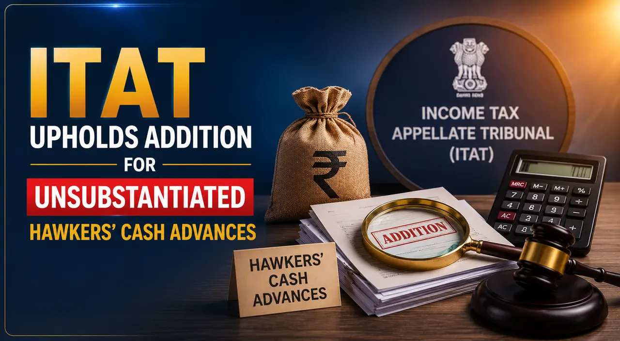 ITAT Upholds Addition for Unsubstantiated Hawkers’ Cash Advances