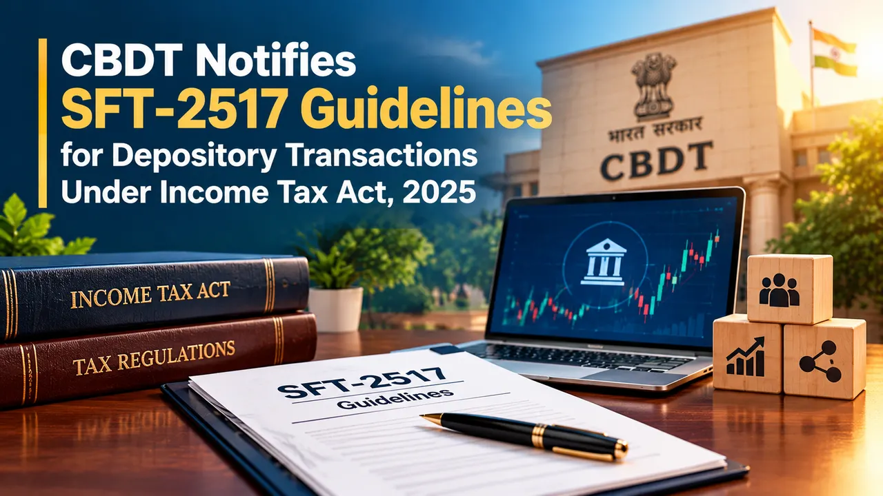 CBDT Notification: Half-Yearly SFT Reporting by Depositories to Facilitate Capital Gains Pre-Filling in ITRs