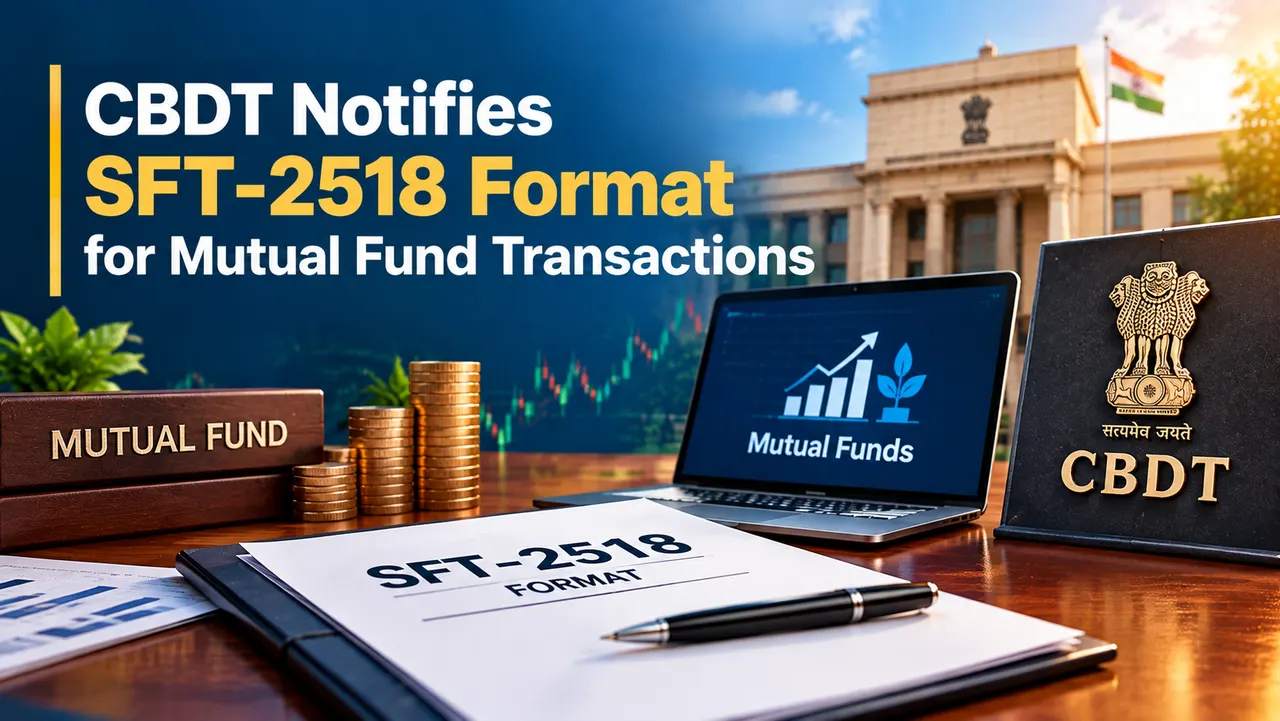 Mutual Fund Transactions to Feed ITR Pre-Filling: CBDT Prescribes Half-Yearly SFT Reporting