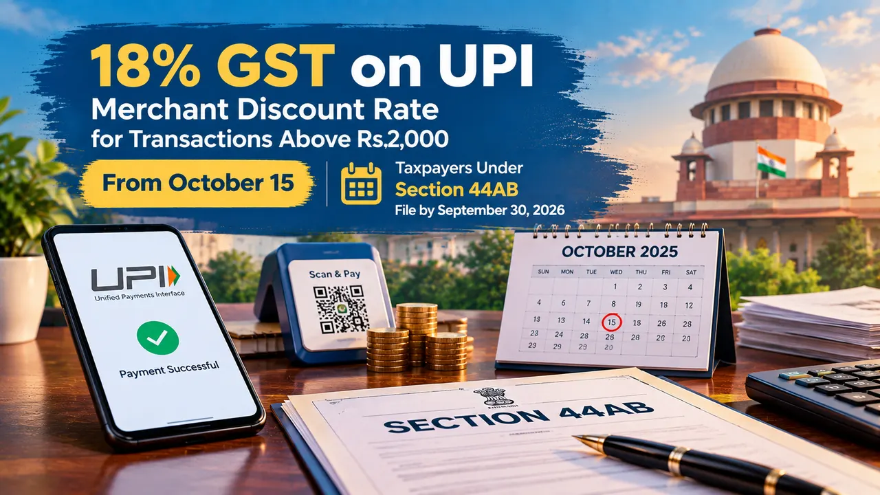 18% GST on UPI Merchant Discount Rate to Apply on Transactions Above Rs.2,000 From October 15