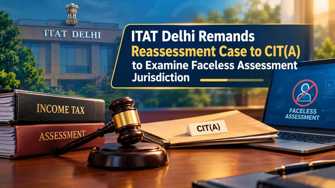 ITAT Remands Reassessment Case to CIT(A) to Examine Faceless Assessment Jurisdiction 