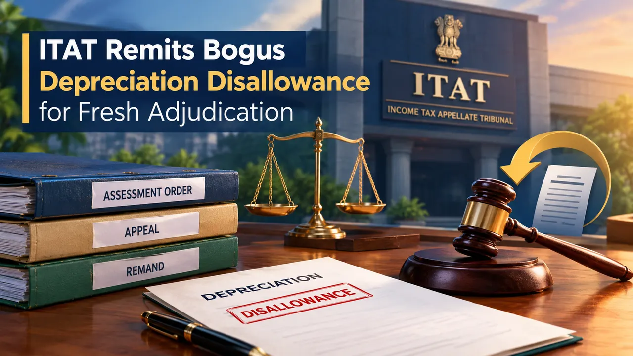 ITAT Remits Bogus Depreciation Disallowance for Fresh Adjudication 