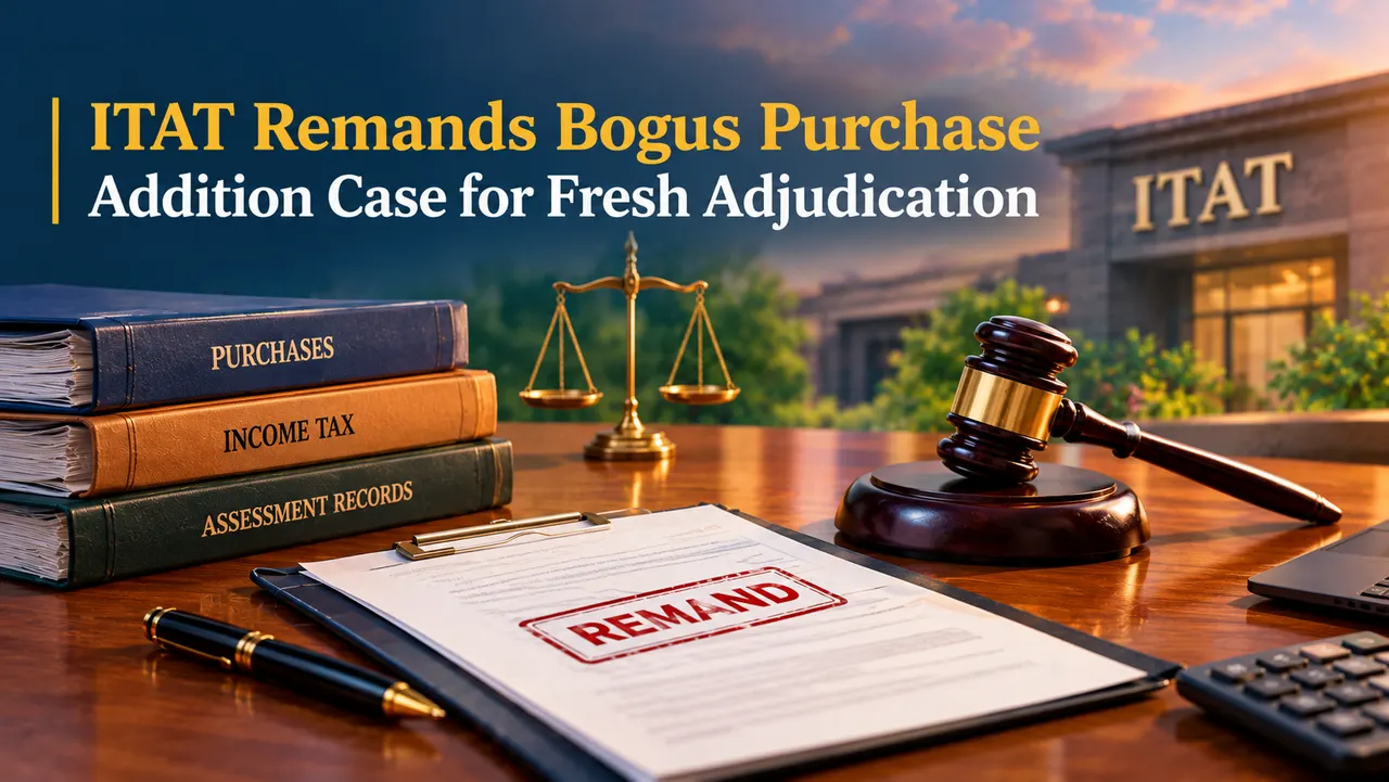 ITAT Remands Bogus Purchase Addition Case for Fresh Adjudication