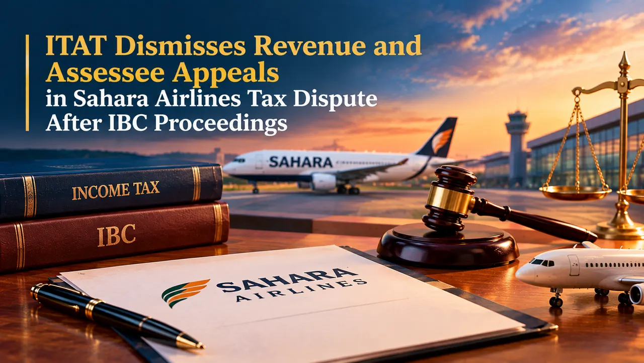 ITAT Dismisses Revenue and Assessee Appeals in Sahara Airlines Tax Dispute After IBC Proceedings
