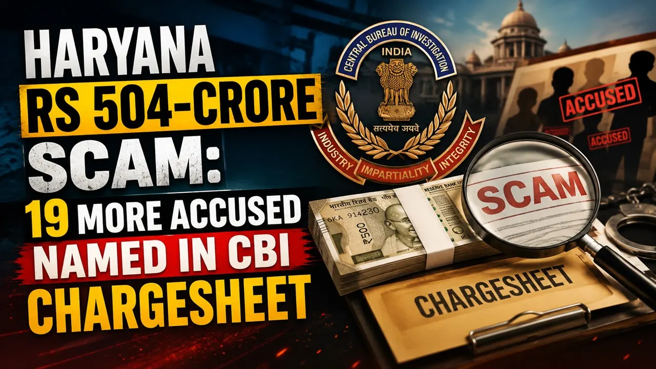 CBI Files Third Chargesheet in Rs 504 Crore Haryana Government Fund Scam, Names Six IAS Officers and Bank Officials