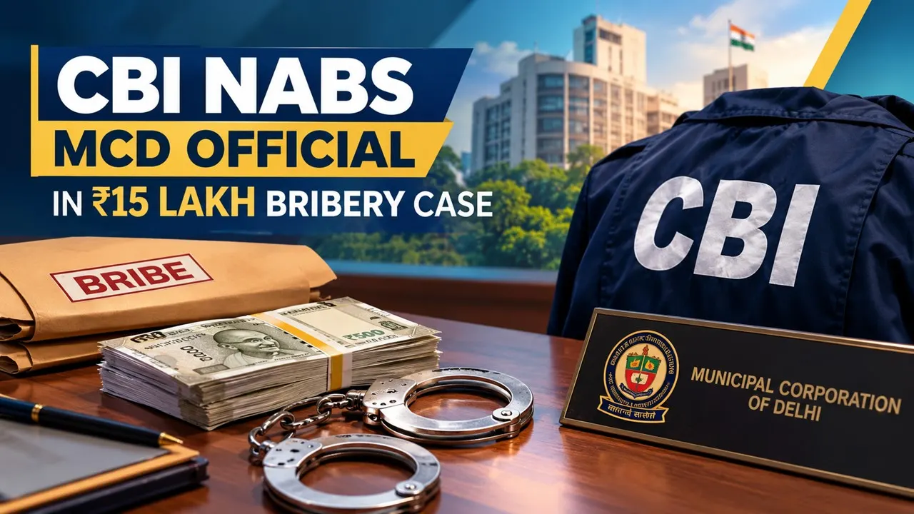 CBI Nabs Senior Secretariat Assistant, MCD, Along With Two Others in Rs 15 Lakh Bribery Case