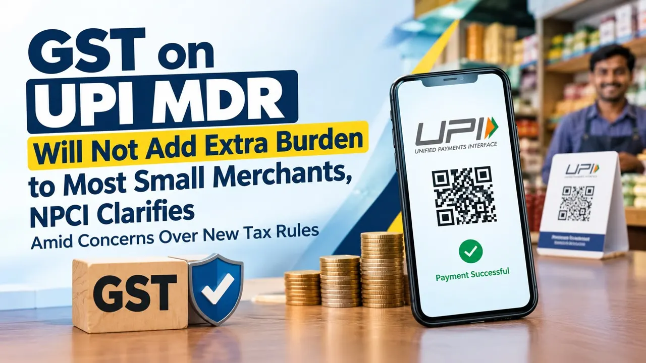 GST on UPI MDR Will Not Add Extra Burden to Most Small Merchants, NPCI Clarifies Amid Concerns Over New Tax Rules