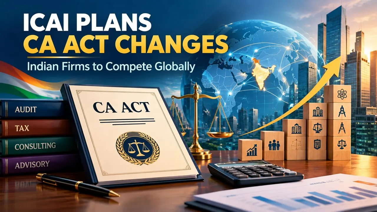 ICAI Plans Chartered Accountant Act Changes to Help Indian Firms Compete With Global Giants