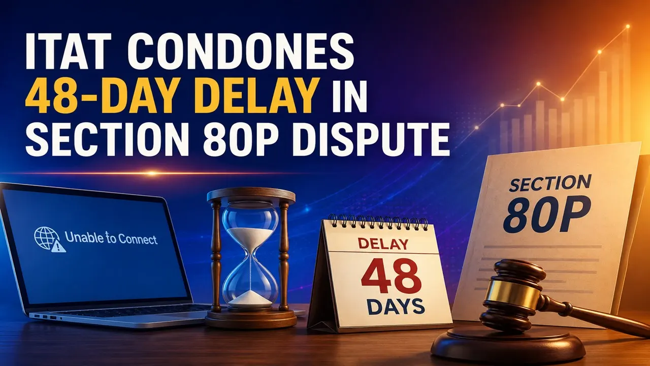 ITAT Condones 48-Day Delay in Section 80P Dispute, Cites Senior Citizens’ Technical Difficulties With Online Tax Portal