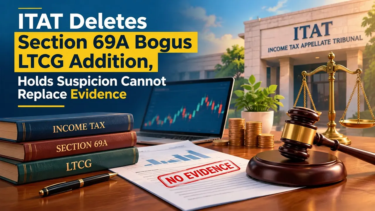 ITAT Deletes Section 69A Bogus LTCG Addition, Holds Suspicion Cannot Replace Evidence