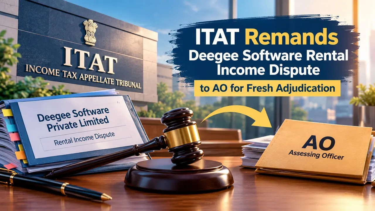 ITAT Remands Deegee Software Rental Income Dispute to AO for Fresh Adjudication